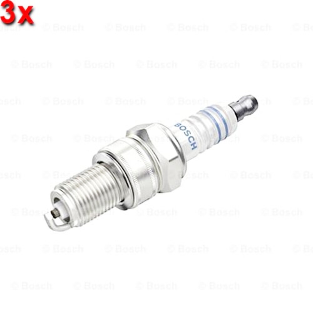 BOSCH 3x Spark Plug For ABARTH ALFA ROMEO ALPINE AUDI CATERHAM 62-07 0242245552