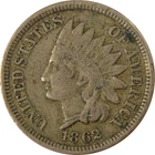 1862 Indian Head Cent VF Very Fine Penny 1c Coin SKU:CP1228