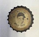 Vintage ~ 1967 ~ Coke ~ Bottle Cap #10 ~ Willie Mays ~ FREE SHIPPING