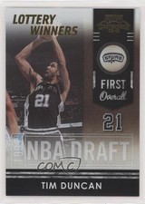 2009-10 Playoff Contenders Lottery Winners Gold 82/100 Tim Duncan #3 HOF 5ir