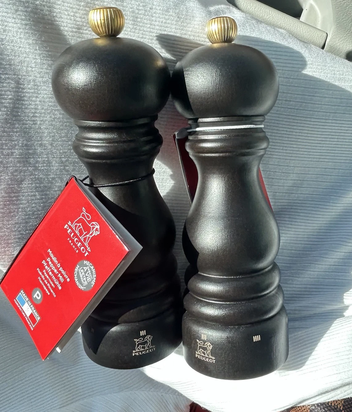 New Peugeot Paris U'Select 7 Inch Salt and Pepper Mill Set, Chocolate