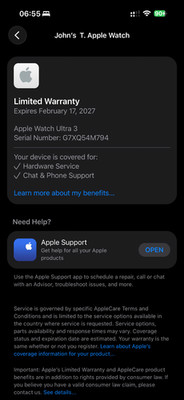 Apple Watch Ultra 3  Titanium  With Statos Band