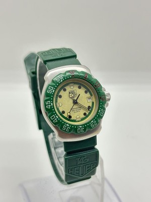 Exc+5] TAG Heuer Formula 1 372.508 Green Quartz Women's Watch