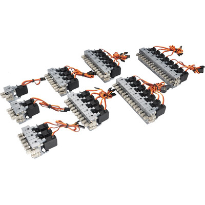 #ad RC High Pressure Hydraulic Rotary Valve Block 4mm Nozzle 1 8CH RC Excavator Toys $675.89