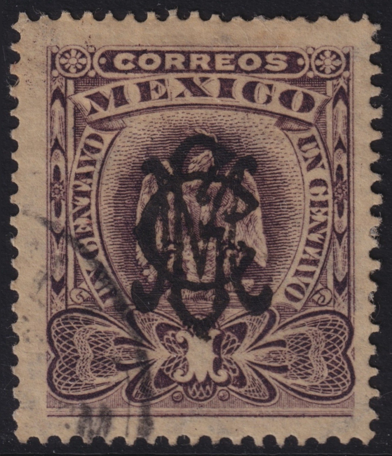 MEXICO ~1915, Sc #449 - 1c - USED - SCARCE STAMP