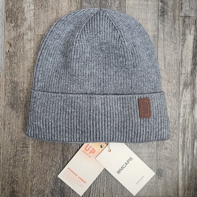 Wmcaps Winter Beanie Gray Knit Fleece Lined Soft Men Women Unisex NEW