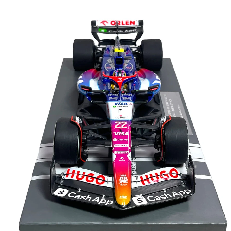 Modellino F1 Minichamps 1/18 Visa Cash App RB VCARB 01 Yuki Tsunoda #22 Miami... - Immagine 2 di 4