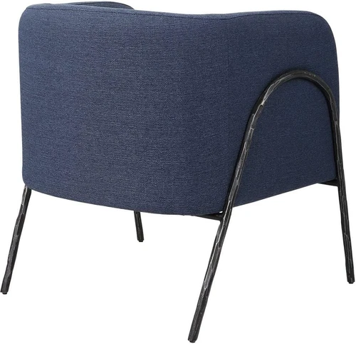 Elegant Jacobsen Barrel Chair - 28.5" Tall, 27" Wide, Stylish Comfort - Picture 5 of 5