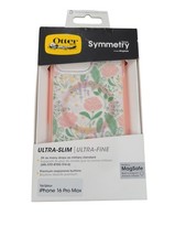 OtterBox iPhone 16 Pro Max Symmetry Series Case with MagSafe Peachy Bloom