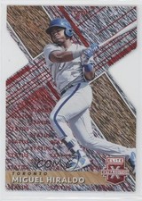 2019 Panini Elite Extra Edition Status Red Die-Cut 21/99 Miguel Hiraldo #117 s3g