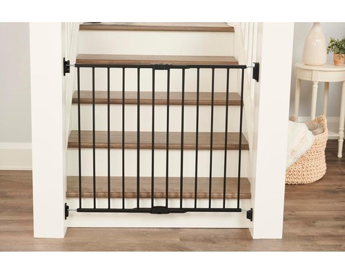 Regalo Baby Gate 24-40.5 And 28” Tall No Bottom Bar For Easy Access Stairs