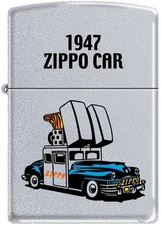 Zippo 1947 Car Street Chrome Windproof Pocket Lighter Lifetime Guarantee L@@K!!!