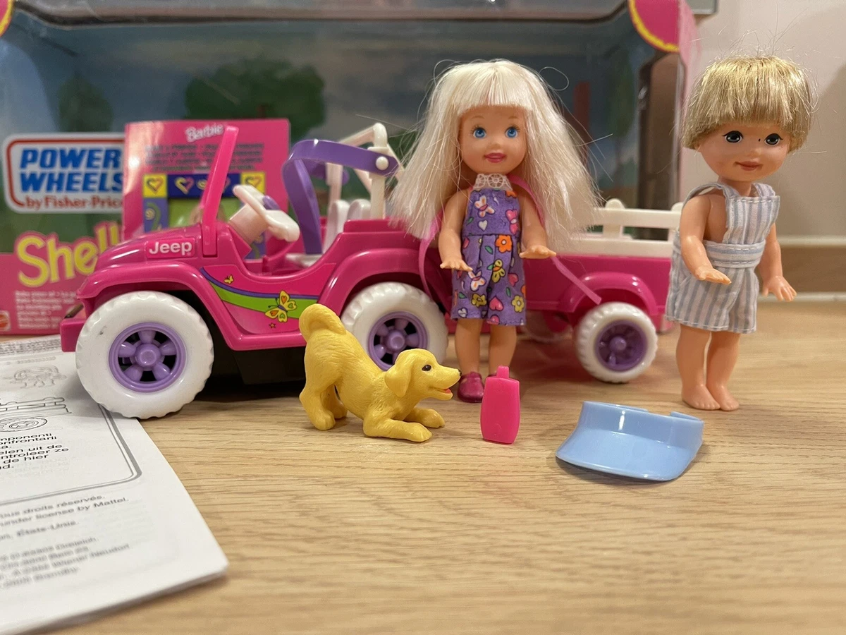 Barbie doll power wheel sale