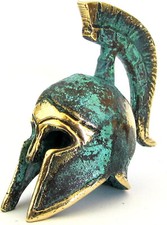 Spartan Officer Helmet Ancient Greek Bronze Museum Replica 387