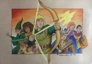 Dungeons And Dragons Fan-art Pencil Drawing . ( New Original Fan-art )