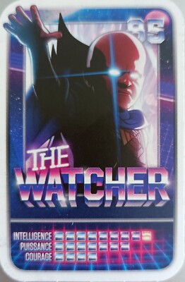 CARTE MARVEL. SUPER HEROS. LECLERC 2021. REVELE TON POUVOIR. THE WATCHER N° 85