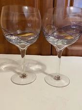 2  Cornet Sagrada BARCELONA NATIVITY Balloon Wine Stained Glass(es) Mosaic