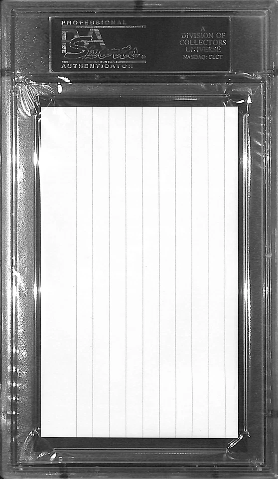 Danny O'Connell Signed Cut 3x5 Index Card PSA/DNA COA Baseball Autograph Pirates - Image 3 of 4