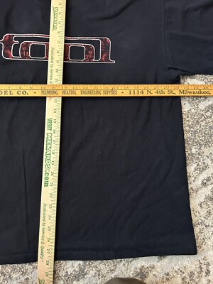 tool バンドTシャツ anvil 激レア ブラック　size ｓ TOOL Band Concert Shirt Black Red Graphic DBL Sided Anvil