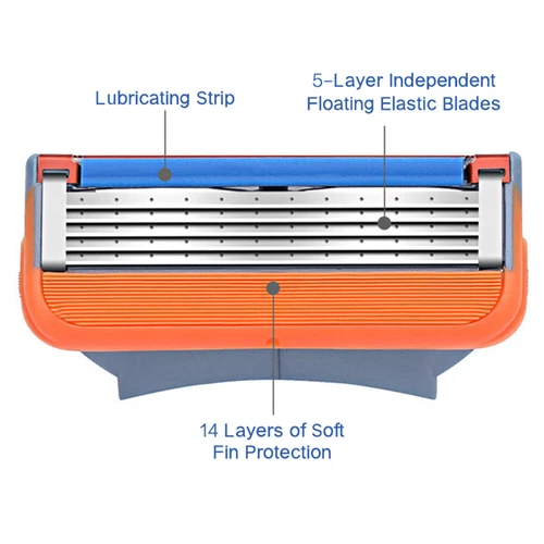 Cartuchos de cuchillas de afeitar Gillette Fusion 5 Power 16x 32x nuevos actualización sellados - Imagen 3 de 17