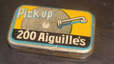 German Pickup Gramophone phonograph needle Tin Aiguilles - Empty
