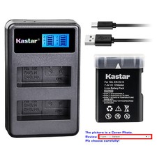 Kastar Battery LCD2 Charger for Nikon EN-EL14 Battery Nikon D5500 DSLR Camera