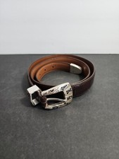 Onyx By Brighton Unisex Brown Belt New Old Stock