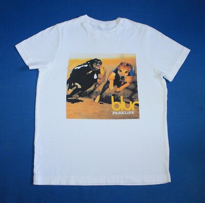 Parklife Blur Shirt Indie Rock Band Wowen's White Tee XS | eBay