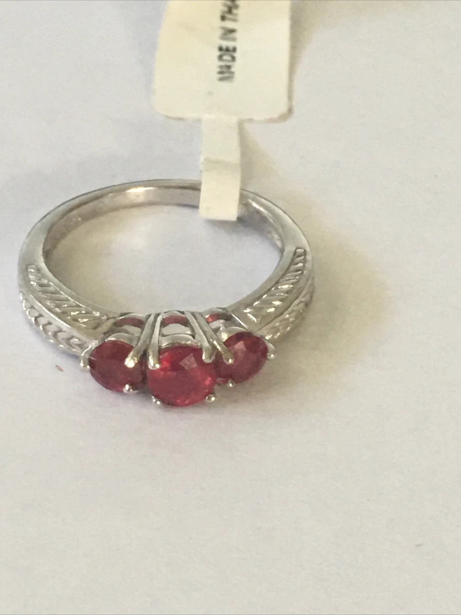 Sts 925 sale ruby ring