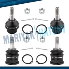 4 Front Suspension Upper Lower Ball Joints For 2006 2007 2008 Dodge Ram 1500