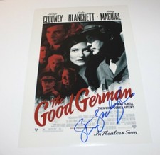 DIRECTOR STEVEN SODERBERGH SIGNED 'THE GOOD GERMAN' 12x18 MOVIE POSTER COA PROOF