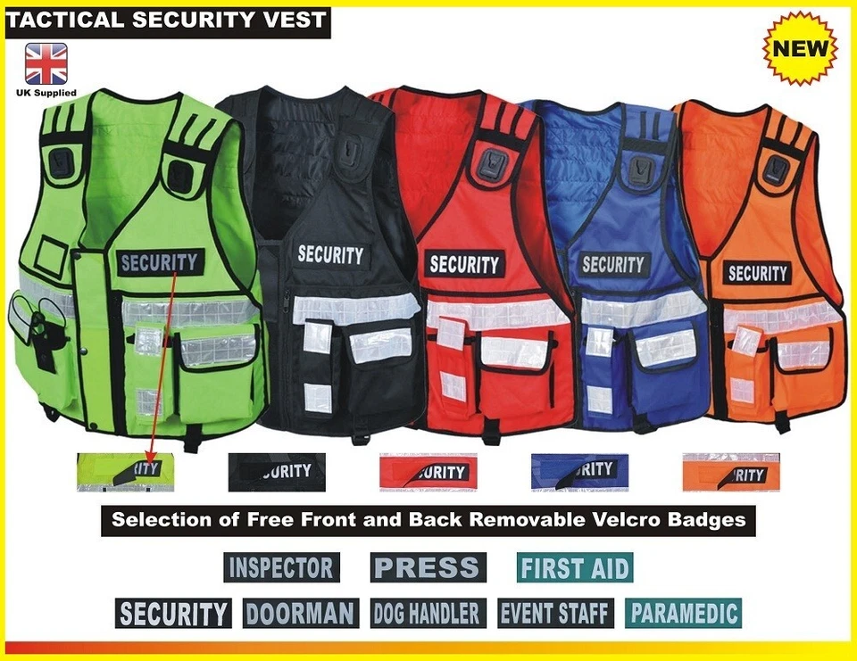 RAC3 High-Visibility Security Vest , Reflective, and Durable Workwear