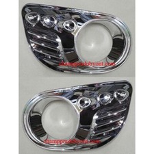 Front Bumper Driving Fog Light Cover Bezel Fit For Toyota Hilux Vigo 2008 - 2011