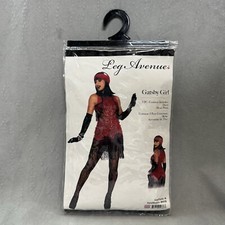 1920s Gatsby Girl Flapper Roaring 20's Fringe Dress Halloween Adult Costume Med