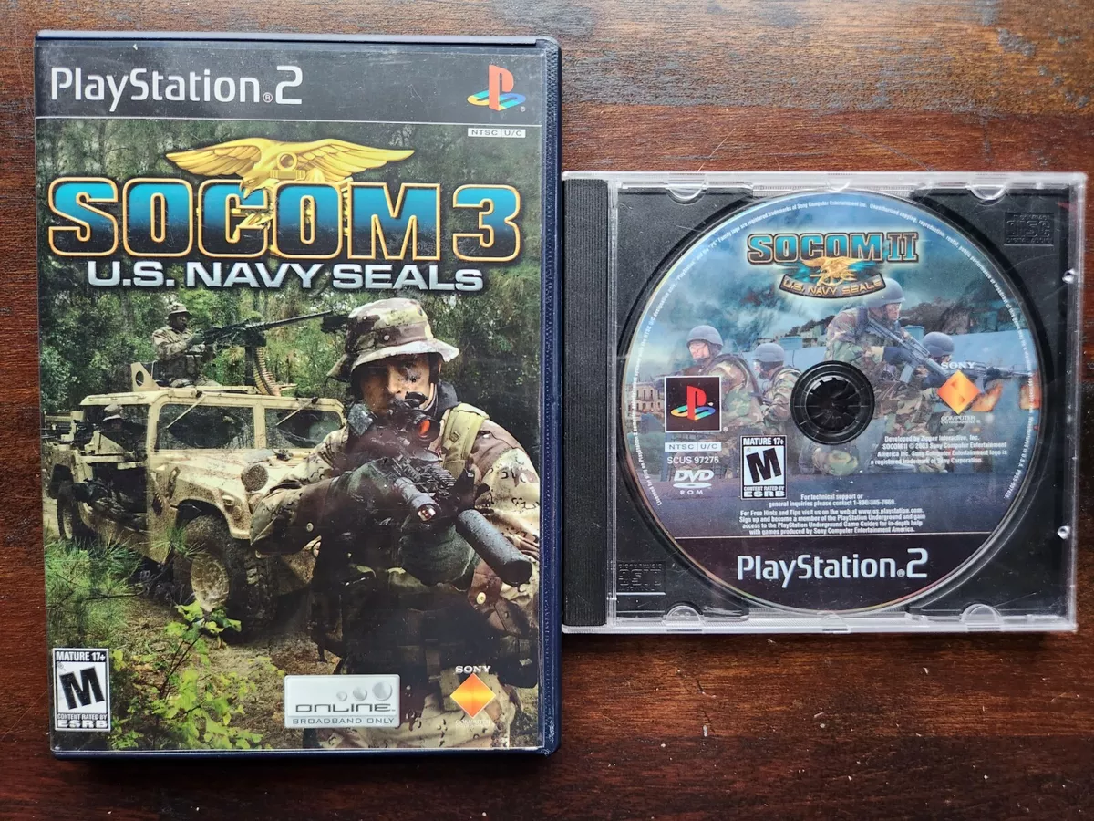 Socom + Call Of Duty ( Tiro ) Ps2 Coleção (8 Dvds)