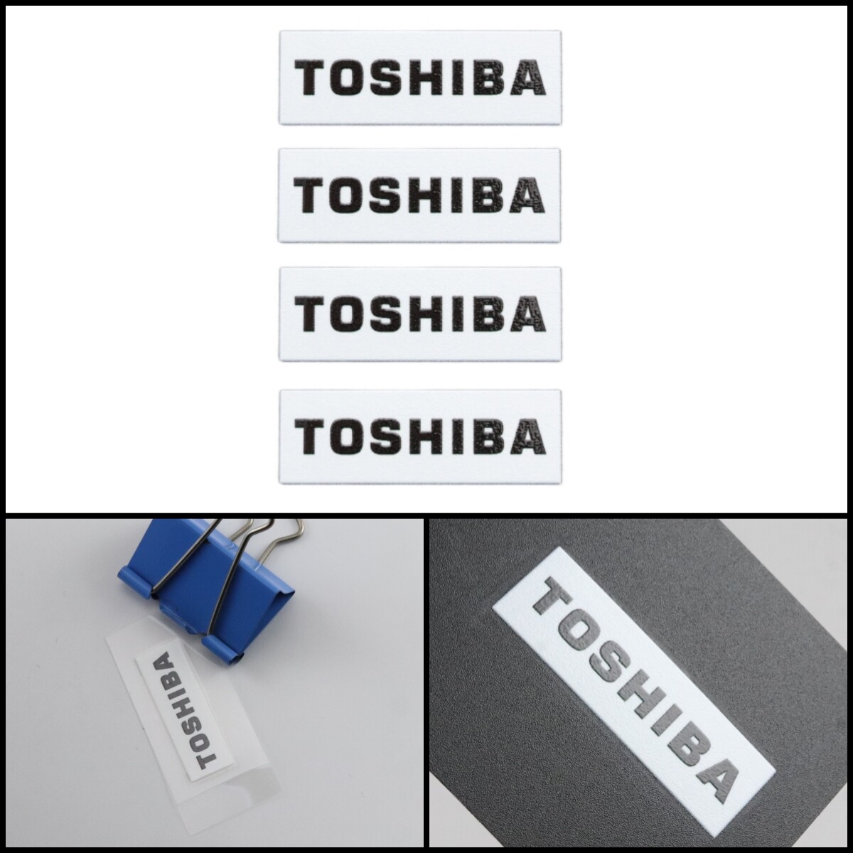 TOSHIBA logo badge Sticker Decal waterproof 39mm(1.53