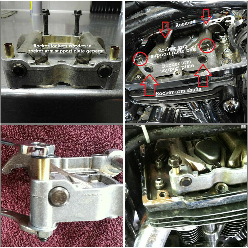For Harley Twin Cam Steel Rocker Lockers End Ticking Noise DKRLTC