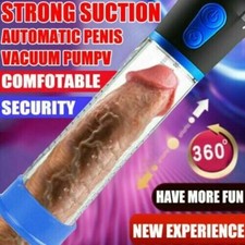 Penis Pump Automatic Electric Penis Big Dick Enlarger Vacuum Man Enhancement US