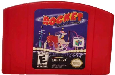 Rocket: Robot on Wheels (Nintendo 64, 1999) Tested / Authentic - N64