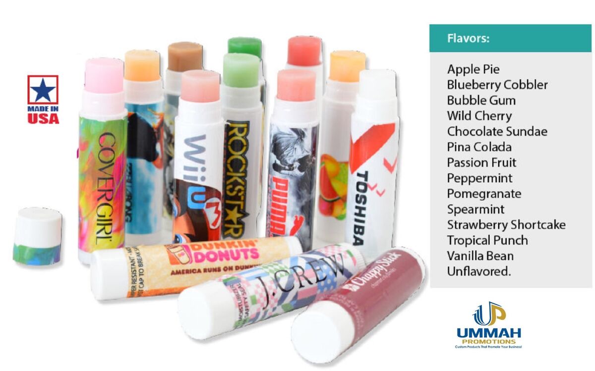 Custom Logo Novelty Lip Balms