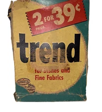 Vintage Trend For Dishes & Fine Fabrics Purex  Empty Worn Torn Box
