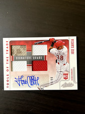 Jose Garcia 2021 Absolute Tools of the Trade Signature Quads Rookie Auto /99 RC