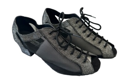 Comfort Dance Shoes Style 1643 Color 105#graphite Size 6 Heel 390