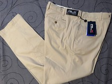 POLO RALPH LAUREN RLX KHAKI GOLF PANTS SIZE 38 X 32 SIZE 36 PICTURED MEN 125.00