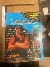 Vtg 1999 World Championship Wrestling WCW NWO Coloring Sticker Unused 