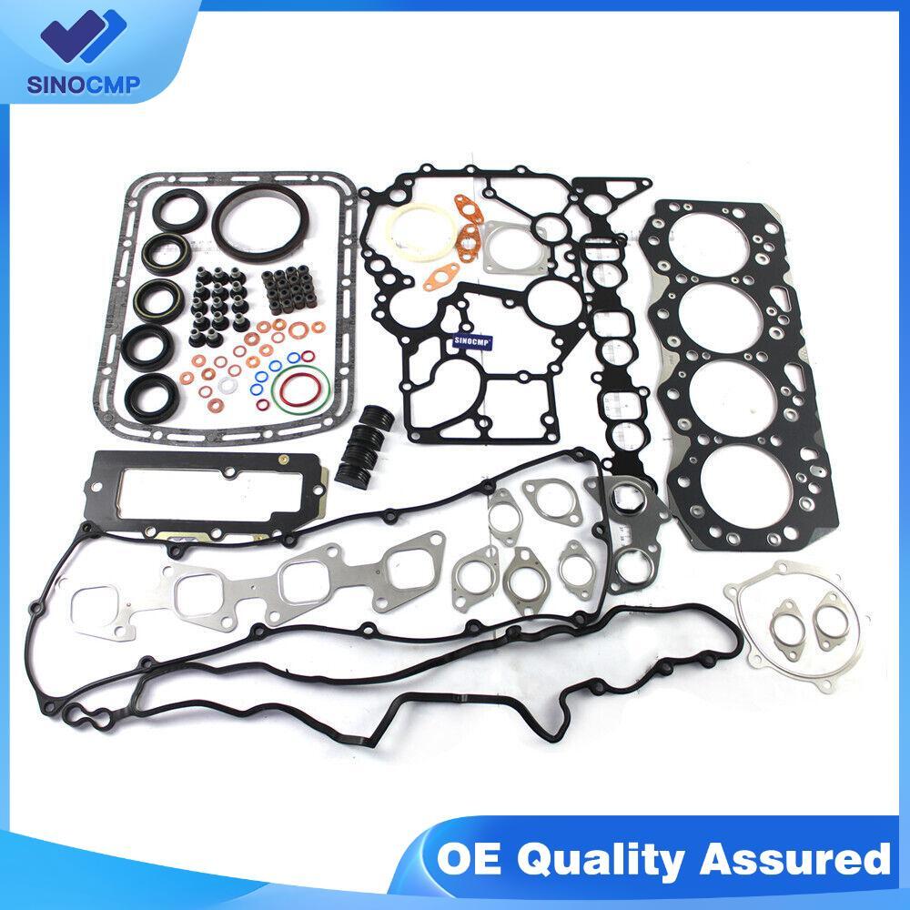 4JB1 4JB1T Engine Gasket Kit & Bearing Set For Isuzu, Bobcat, Mustang