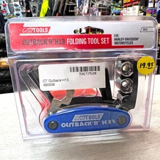 CruzTOOLS Outback'r H13 Folding Tool Kit for Harley-Davidson Motorcycles #H13