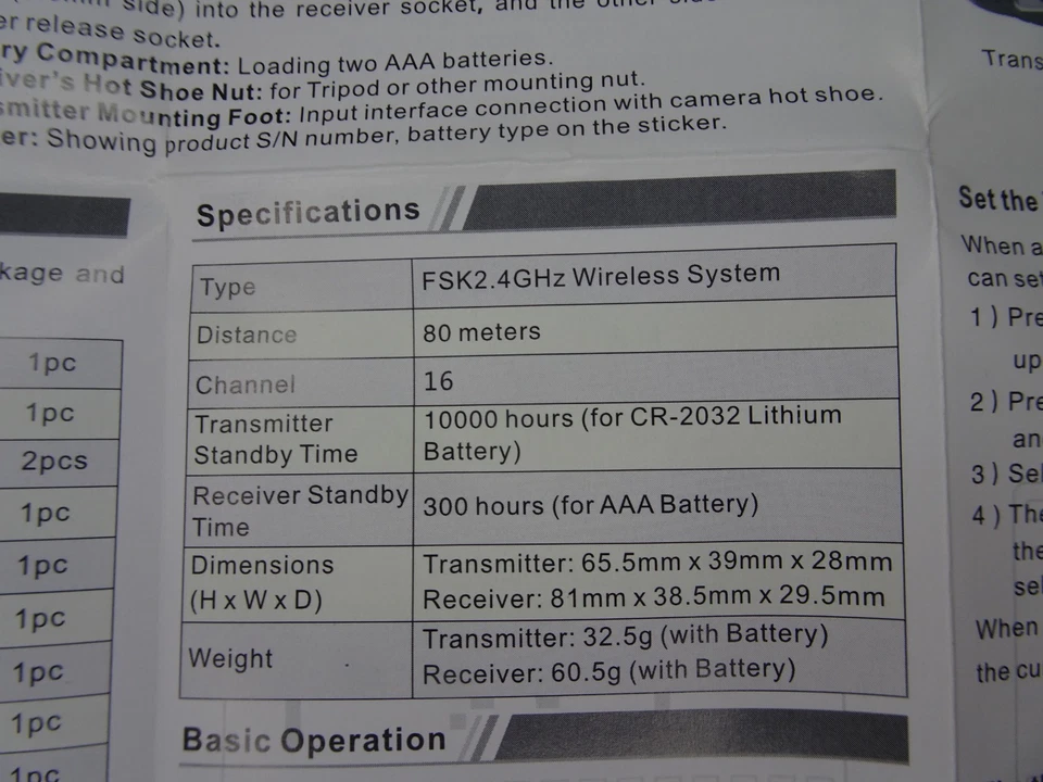Deeoee Pixel Pawn Wireless Flash Trigger TF-361 Transmitter Receiver - Image 4 of 4