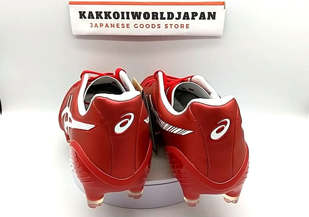 ASICS Soccer Cleats DS LIGHT X-FLY 5 Classic Red/White 1101A047