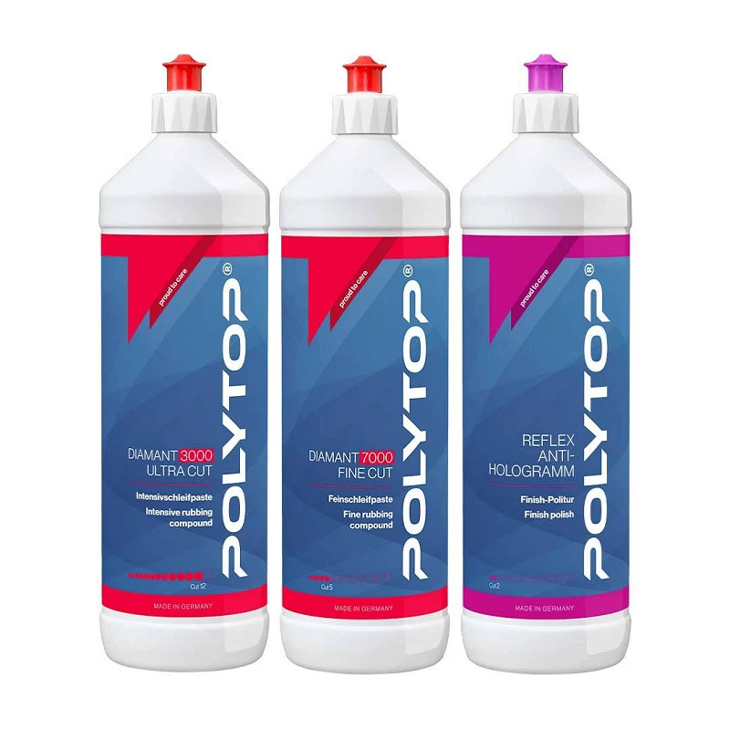 Pack Polish Polytop 1L Essentiel pour rénovation carrosserie